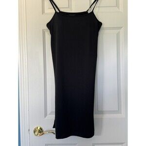 Athleta Women's Sleeve Mini Dress Ribbed Black Size Large